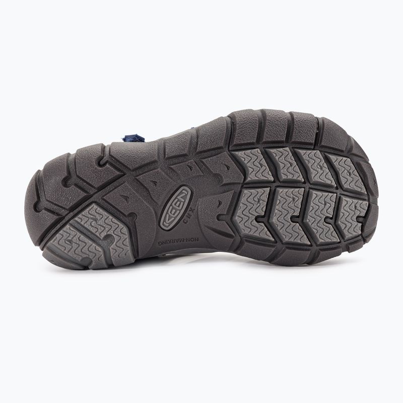 KEEN Seacamp II CNX blaue Tiefen/Gargoyole Kinder-Trekking-Sandalen