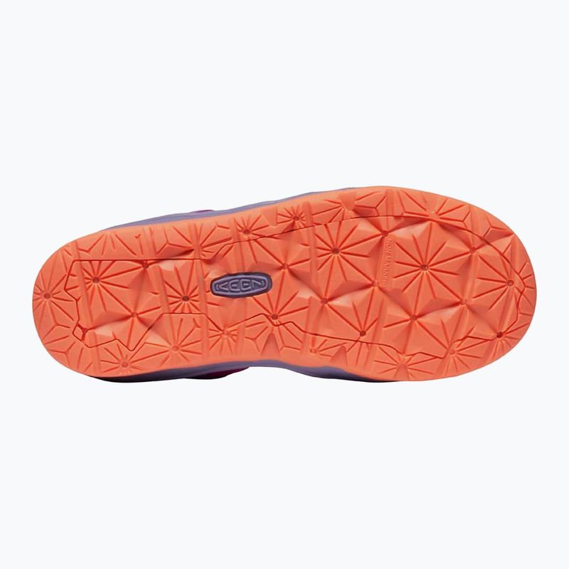 KEEN Moxie lila Wein/Nasturtium Kinder-Trekking-Sandalen