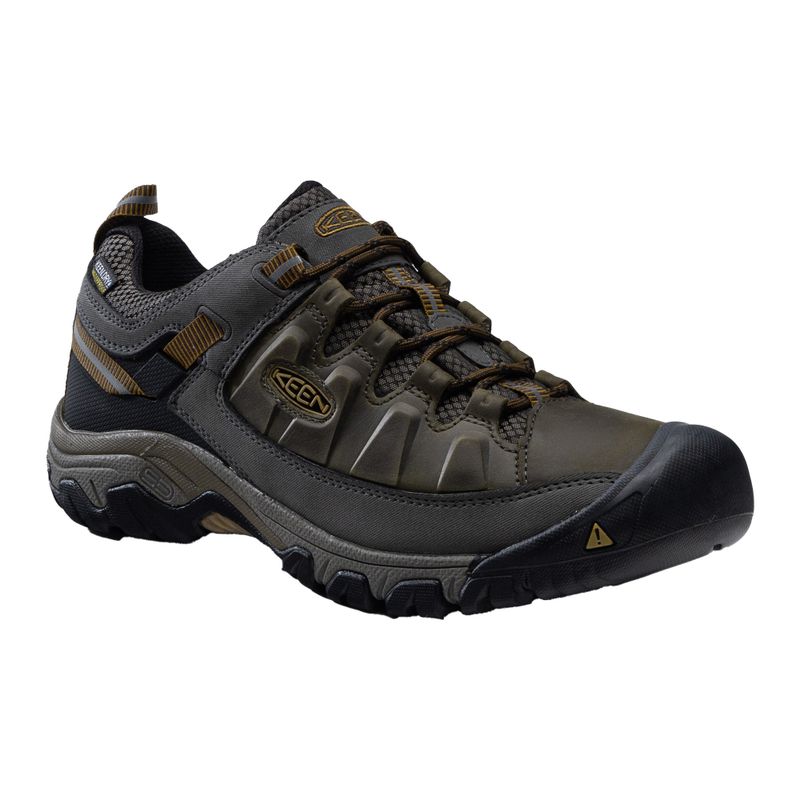 Herren-Trekking-Stiefel KEEN Targhee III Wp grün-braun 1017784