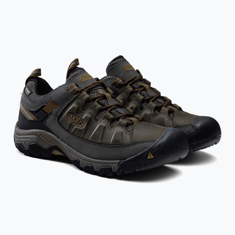Herren-Trekking-Stiefel KEEN Targhee III Wp grün-braun 1017784 5