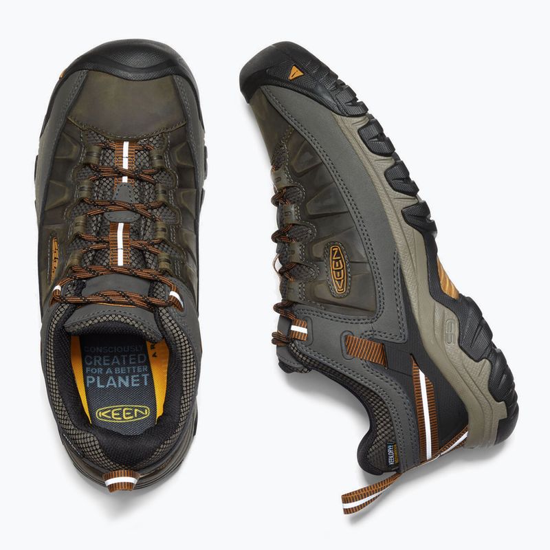 Herren-Trekking-Stiefel KEEN Targhee III Wp grün-braun 1017784 11