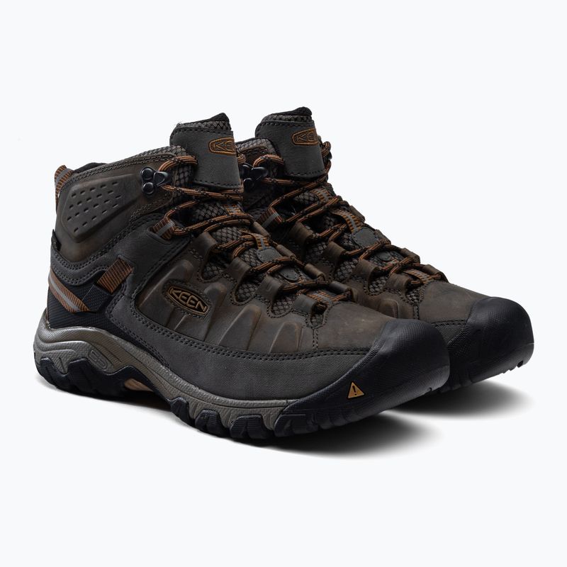 Herren-Trekking-Stiefel KEEN Targhee III Mid schwarz oliv 1017787 5