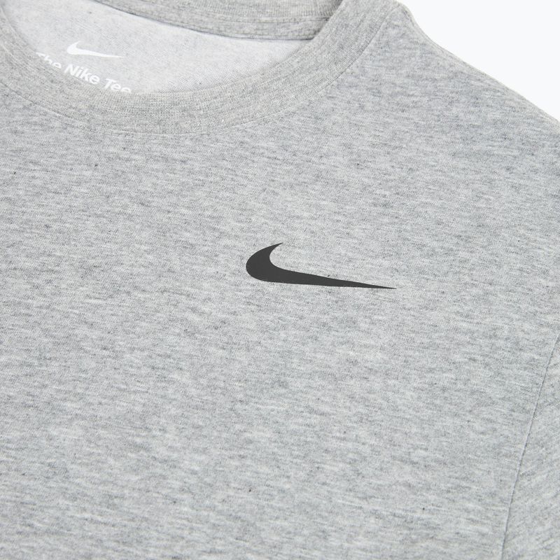 Herren-T-Shirt Nike Dri-Fit smokey carbon heather/black 3