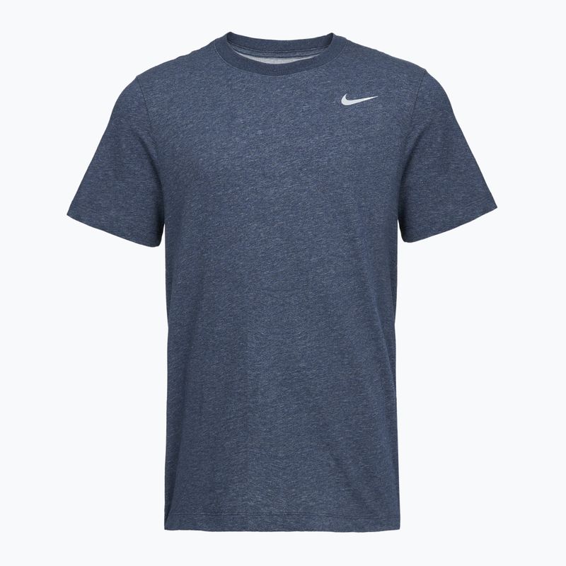 Herren-T-Shirt Nike Dri-Fit smokey obsidian heather/matte silver