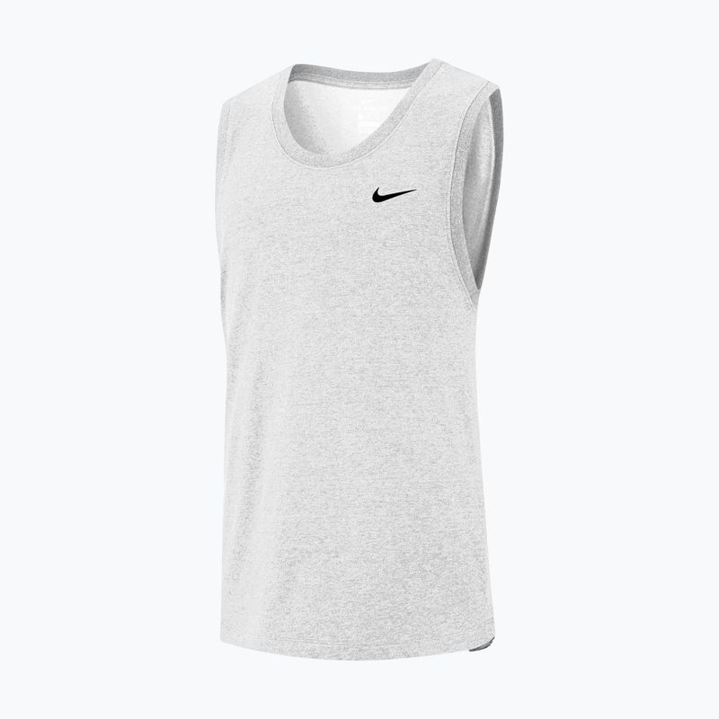 Trainings-T-Shirt Herren Nike Dri-Fit TT dark grey heather/black 5