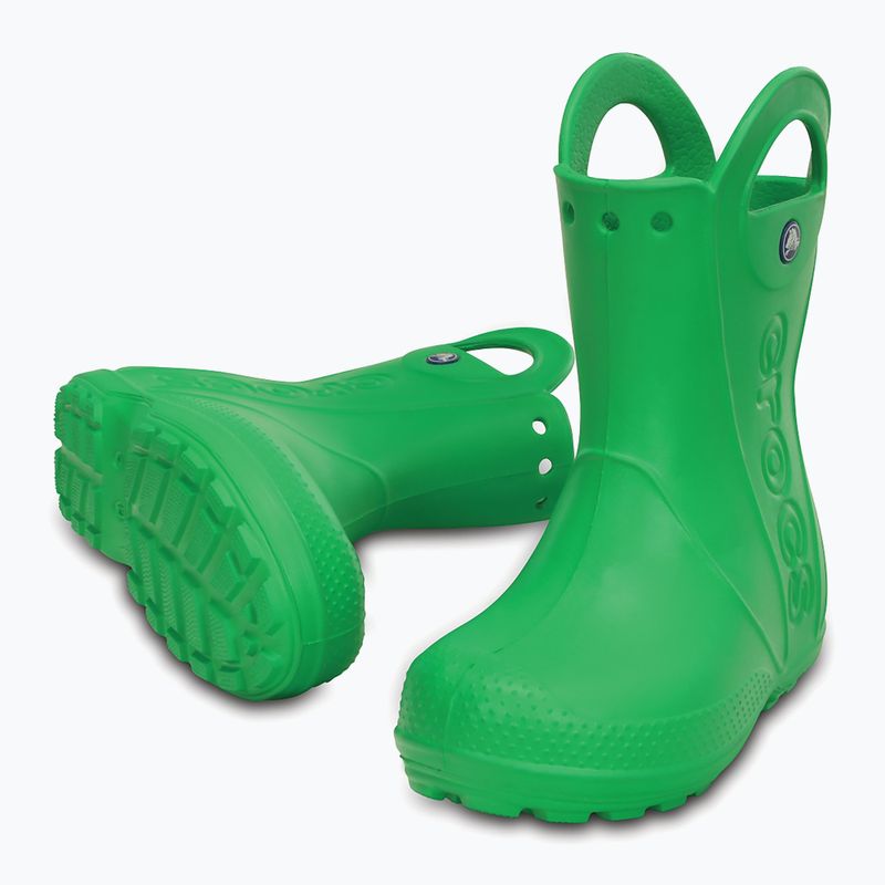 Crocs Handle It Rain Boot Kinder Kaloos grasgrün
