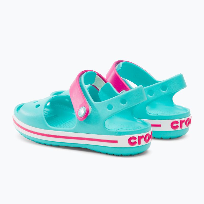 Crocs Crockband Kinder Sandalen pool/candy rosa
