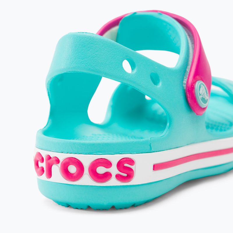 Crocs Crockband Kinder Sandalen pool/candy rosa