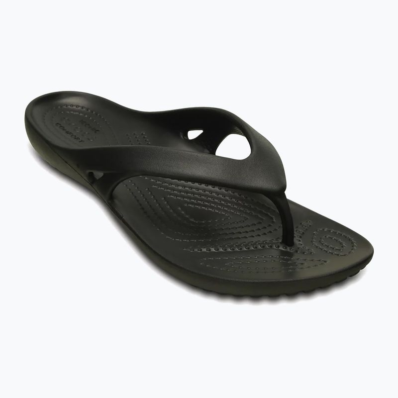 Crocs Kadee II Flip Flops für Frauen schwarz 8