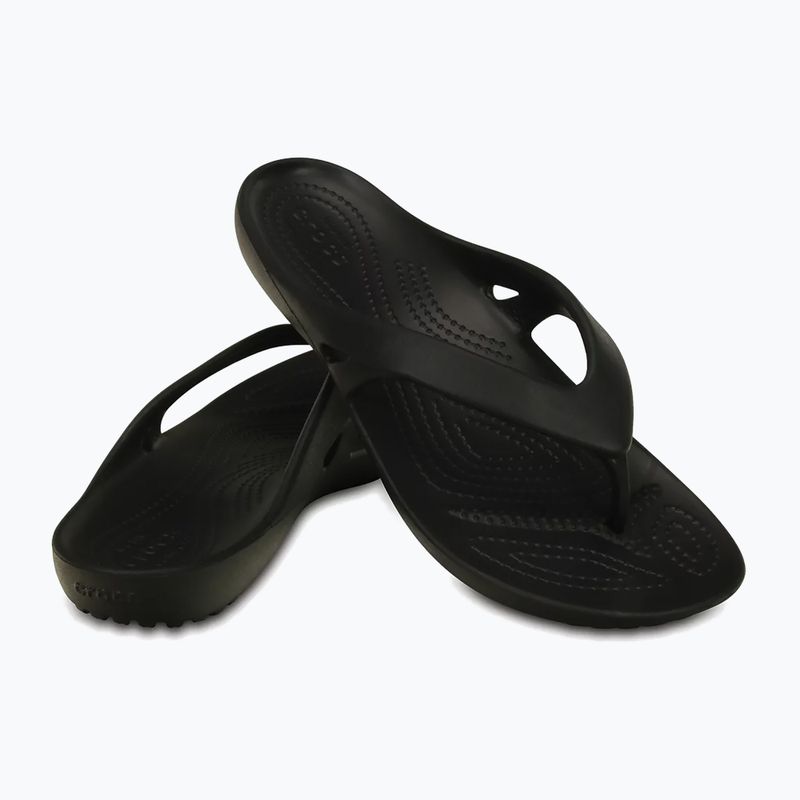 Crocs Kadee II Flip Flops für Frauen schwarz 10