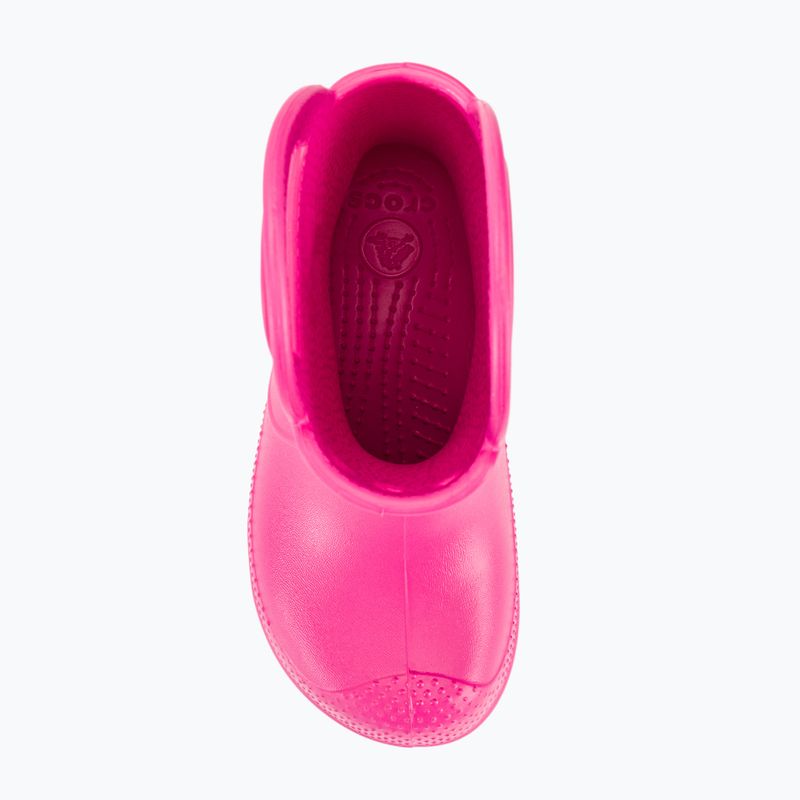 Crocs Handle Rain Boot Kinder candy rosa Gummistiefel