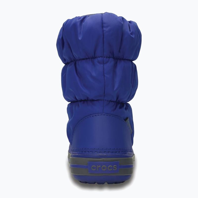 Crocs Winter Puff Kids Schneestiefel azurblau/hellgrau