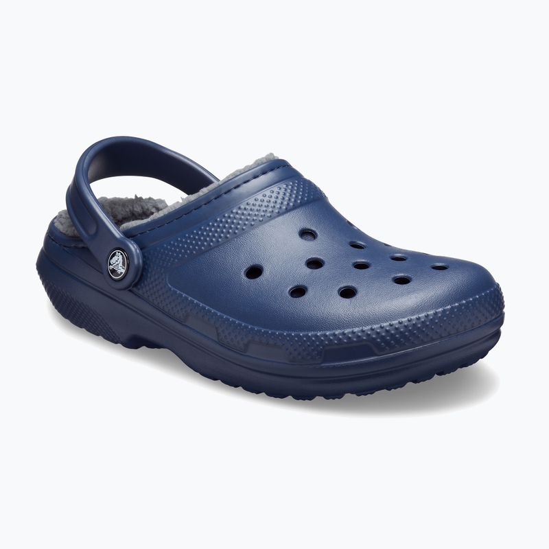 Crocs Classic Gefütterte Clog Flip-Flops navy/charcoal 9