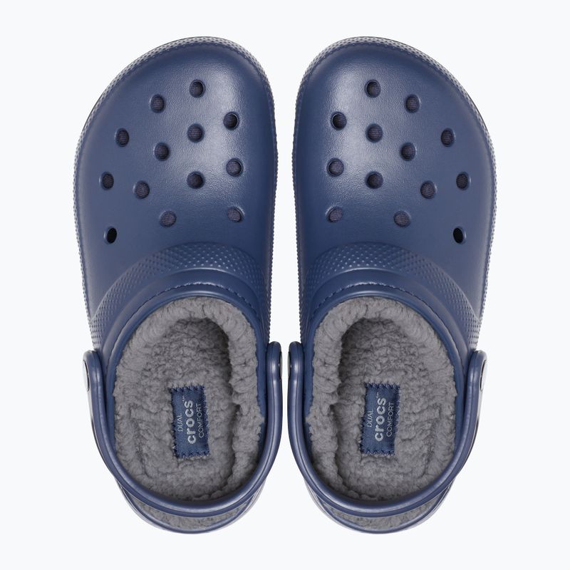 Crocs Classic Gefütterte Clog Flip-Flops navy/charcoal 13