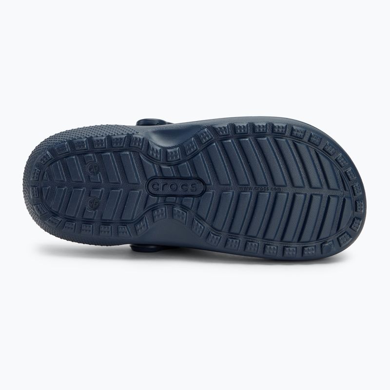 Crocs Classic Gefütterte Clog Flip-Flops navy/charcoal 5