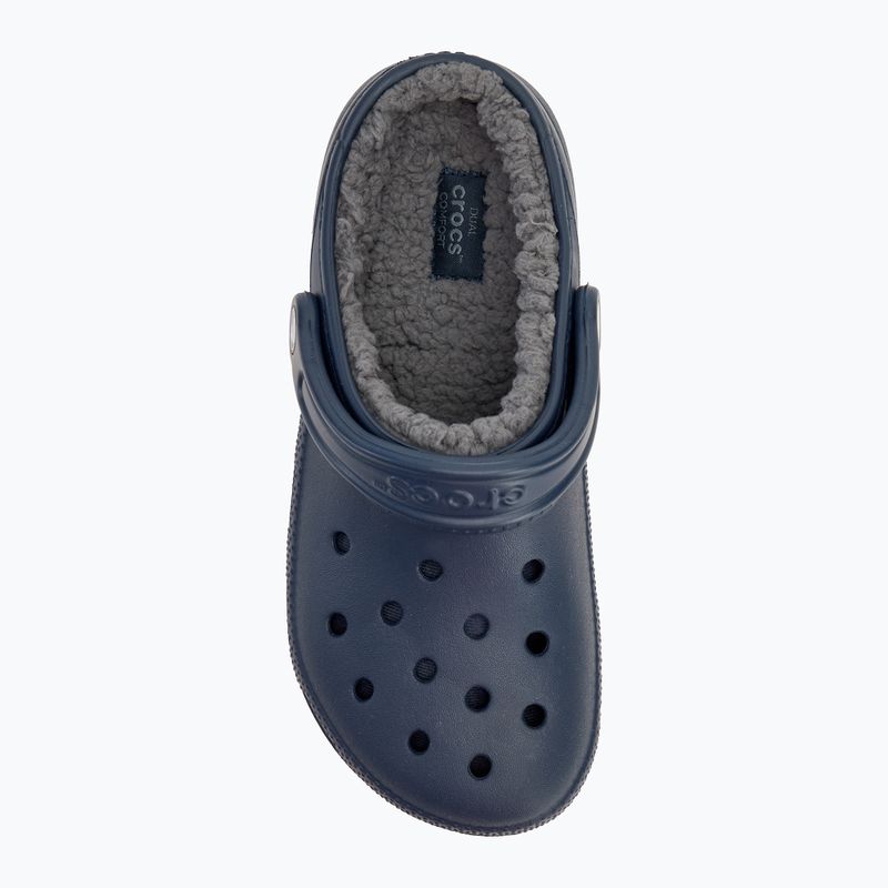 Crocs Classic Gefütterte Clog Flip-Flops navy/charcoal 6