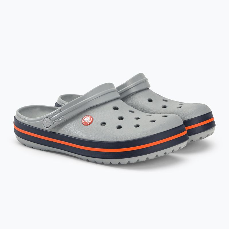 Pantoletten Crocs Crocband grau 11016 5