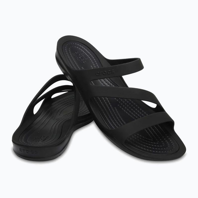 Badeschuhe Crocs Swiftwater Sandal W black/black 203998-060 6