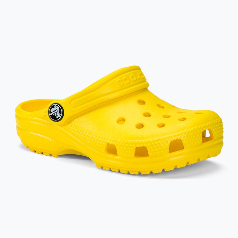 Crocs Classic Clog Kinder Flip-Flops Zitrone 2