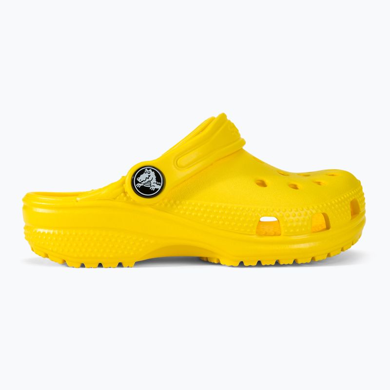 Crocs Classic Clog Kinder Flip-Flops Zitrone 3