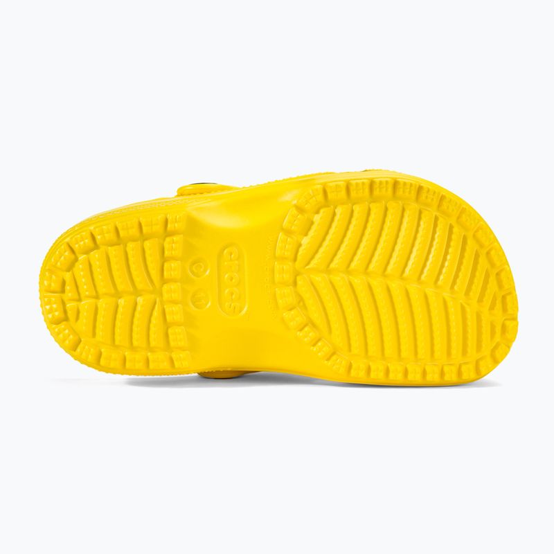 Crocs Classic Clog Kinder Flip-Flops Zitrone 5