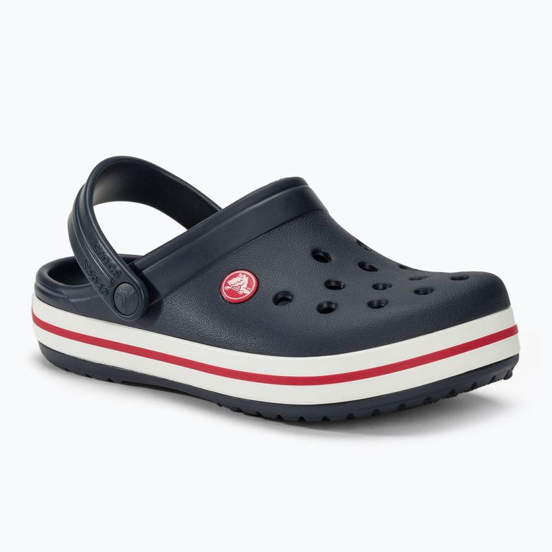 Crocs Crocband Clog Kinder-Flip-Flops navy/rot