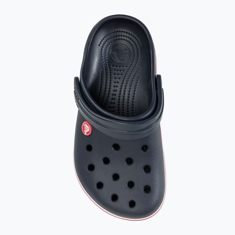 Crocs Crocband Clog Kinder-Flip-Flops navy/rot 6