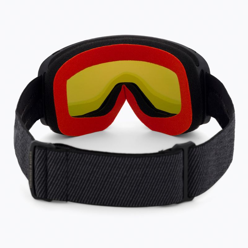 Skibrille Kinder Atomic Count Jr Cylindrical black/red flash AN51692 3