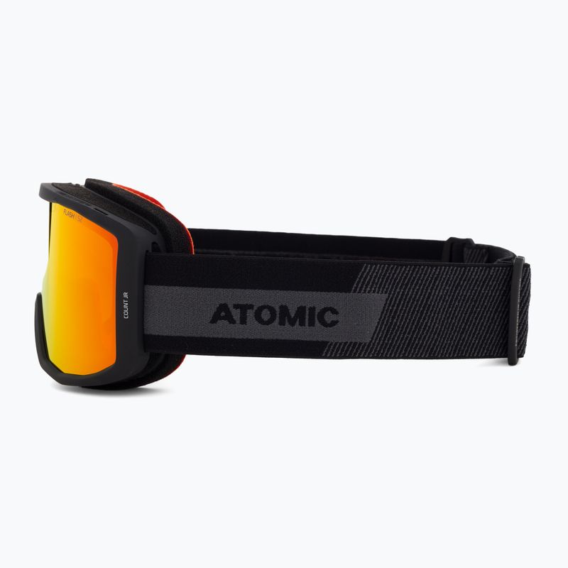 Skibrille Kinder Atomic Count Jr Cylindrical black/red flash AN51692 4