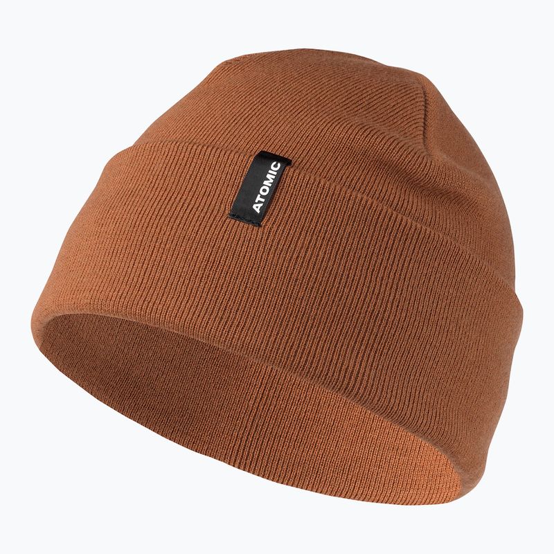 Atomic Alps Gerollte Manschette Beanie braun