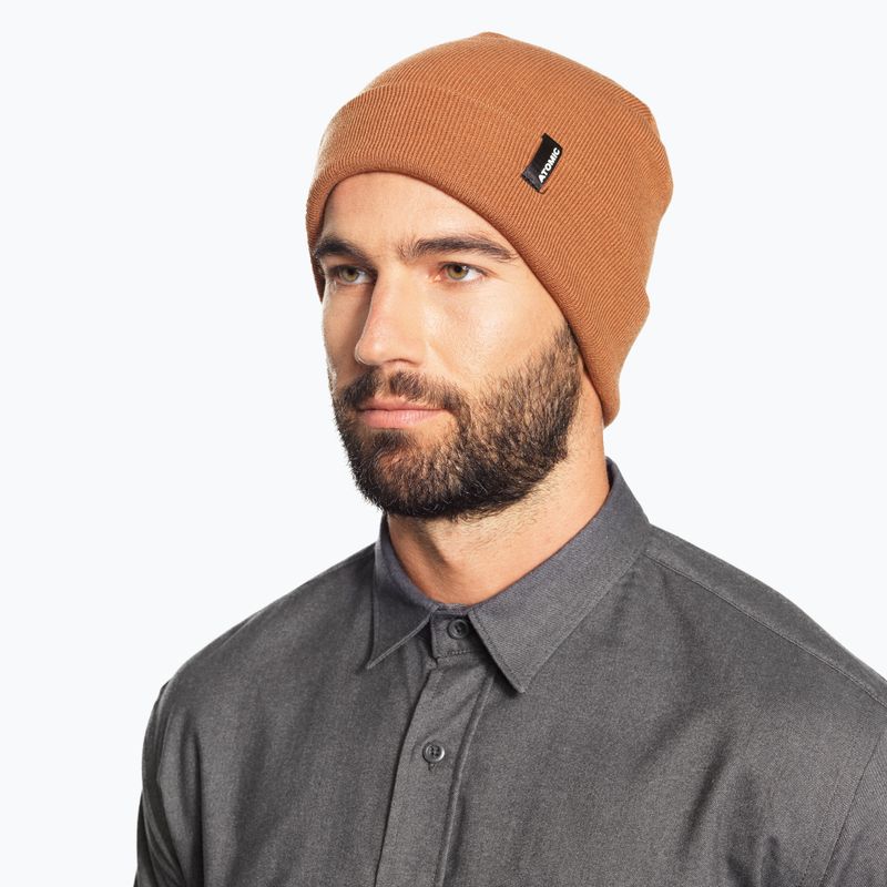 Wintermütze Atomic Alps Rolled Cuff Beanie brown 2