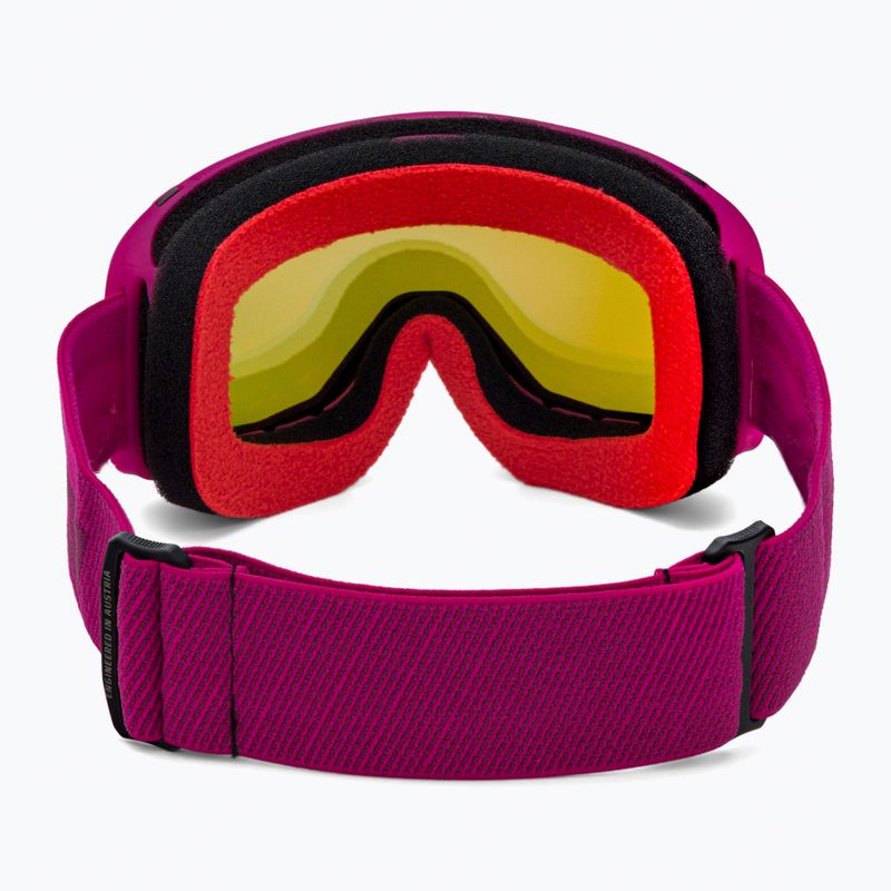 Skibrille Kinder Atomic Count Jr Cylindrical berry/pink/blue flash AN5162 3