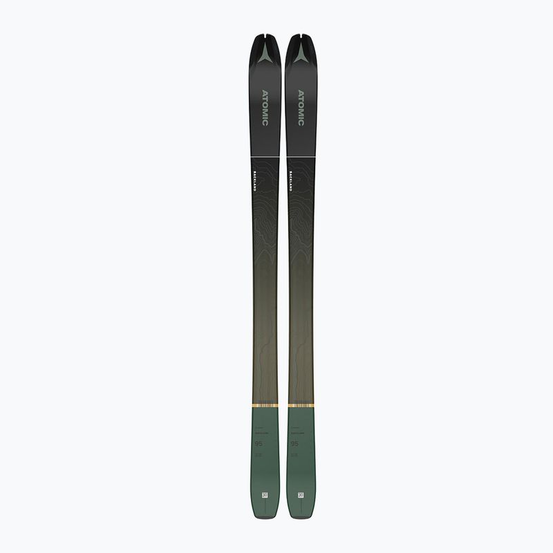 Tourenski Herren Atomic Backland 95 + Skins schwarz-grün AAST164 9