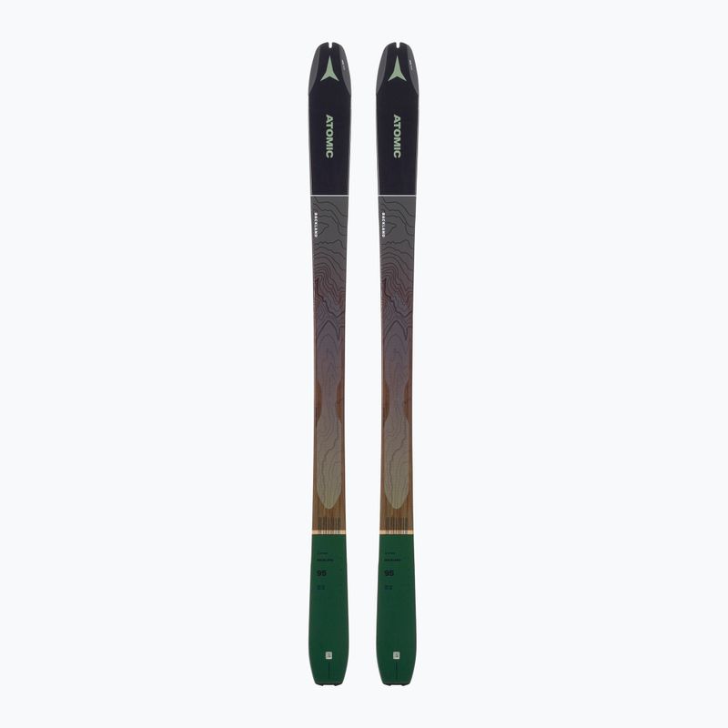 Tourenski Herren Atomic Backland 95 + Skins schwarz-grün AAST164