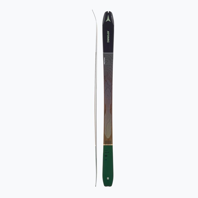 Tourenski Herren Atomic Backland 95 + Skins schwarz-grün AAST164 2