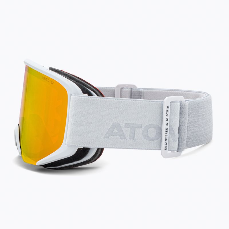 Skibrille Atomic Savor Stereo light grey/red stereo AN516288 4