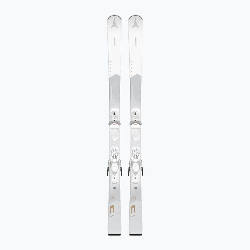 Abfahrtski Damen Atomic Cloud C7 White + Schnürung M10 GW