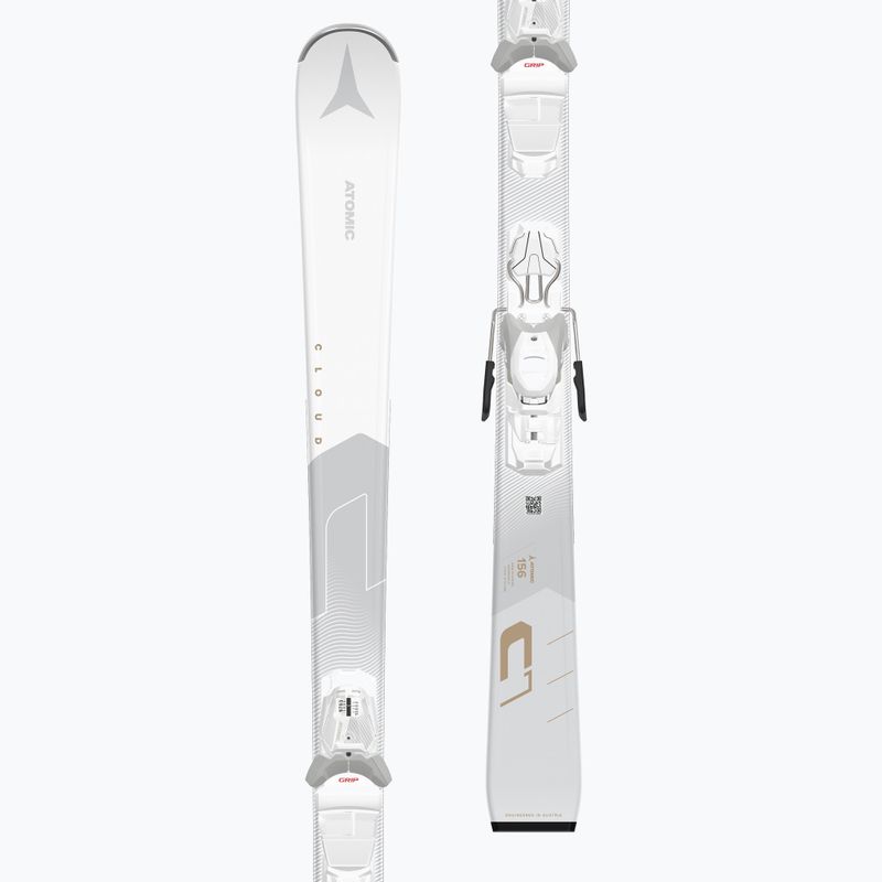 Abfahrtski Damen Atomic Cloud C7 White + Schnürung M10 GW 10