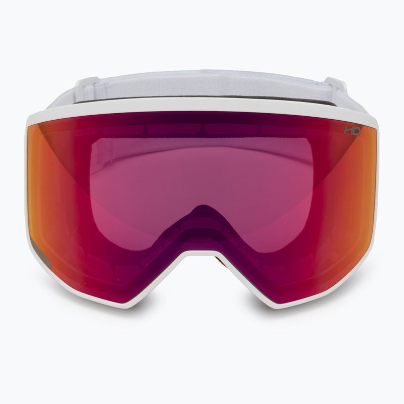 Atomic Four Pro HD weiß/rosa Kupfer Skibrille 3