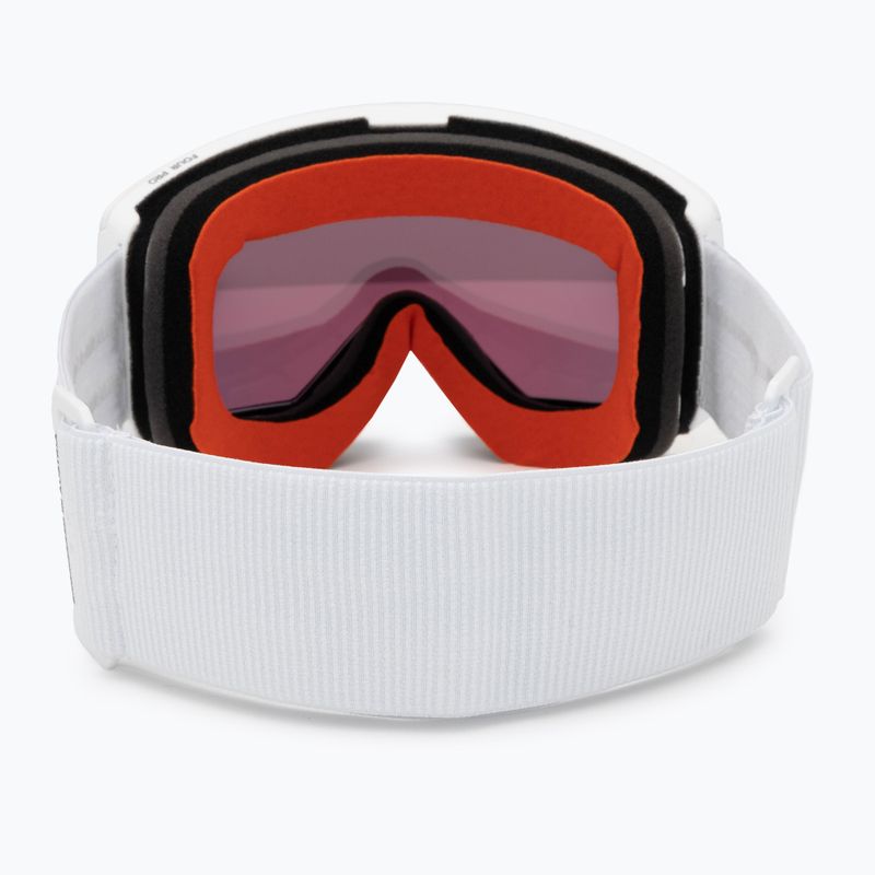 Atomic Four Pro HD weiß/rosa Kupfer Skibrille 4