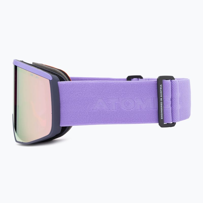 Atomic Four Pro HD lila/rosa Kupfer Skibrille 5
