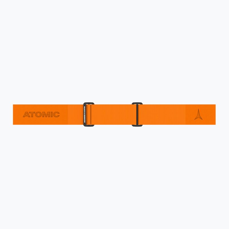 Atomic Four Pro HD orange silberne Skibrille 6