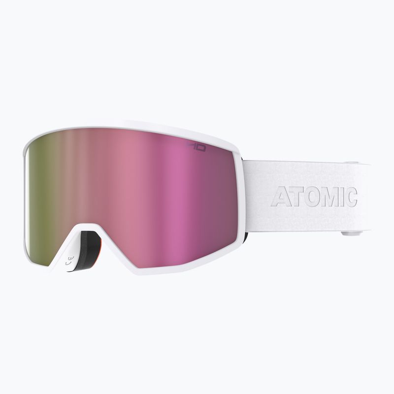 Skibrille Atomic Four HD white/pink copper hd 2