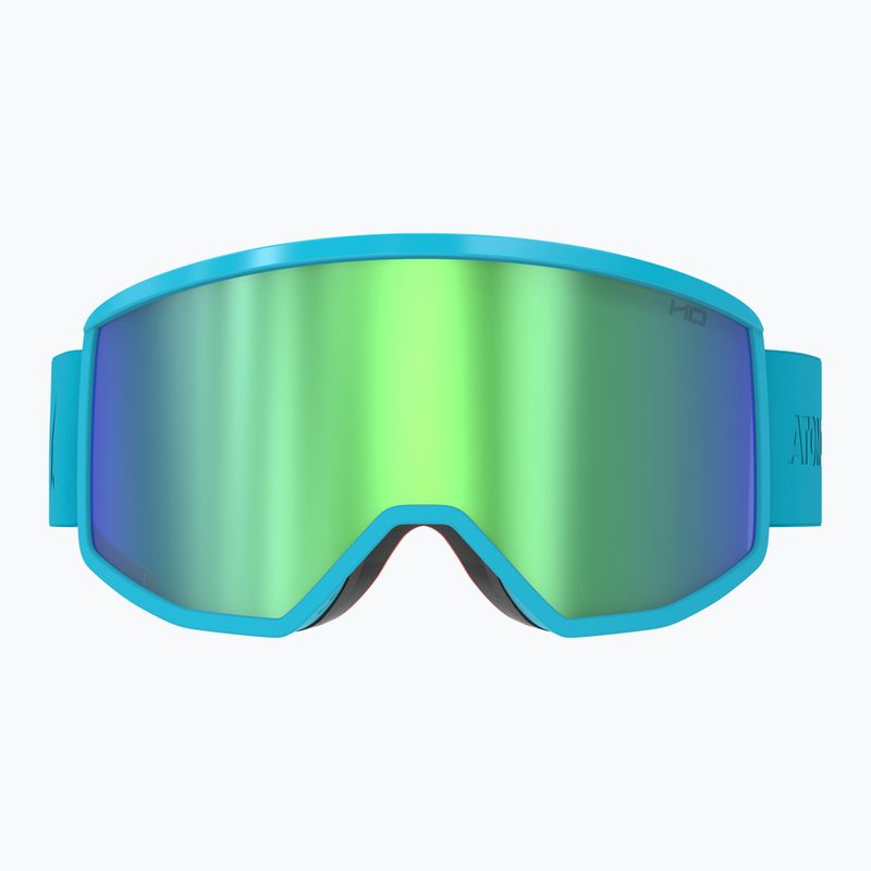 Skibrille Atomic Four HD teal blue/green hd 2