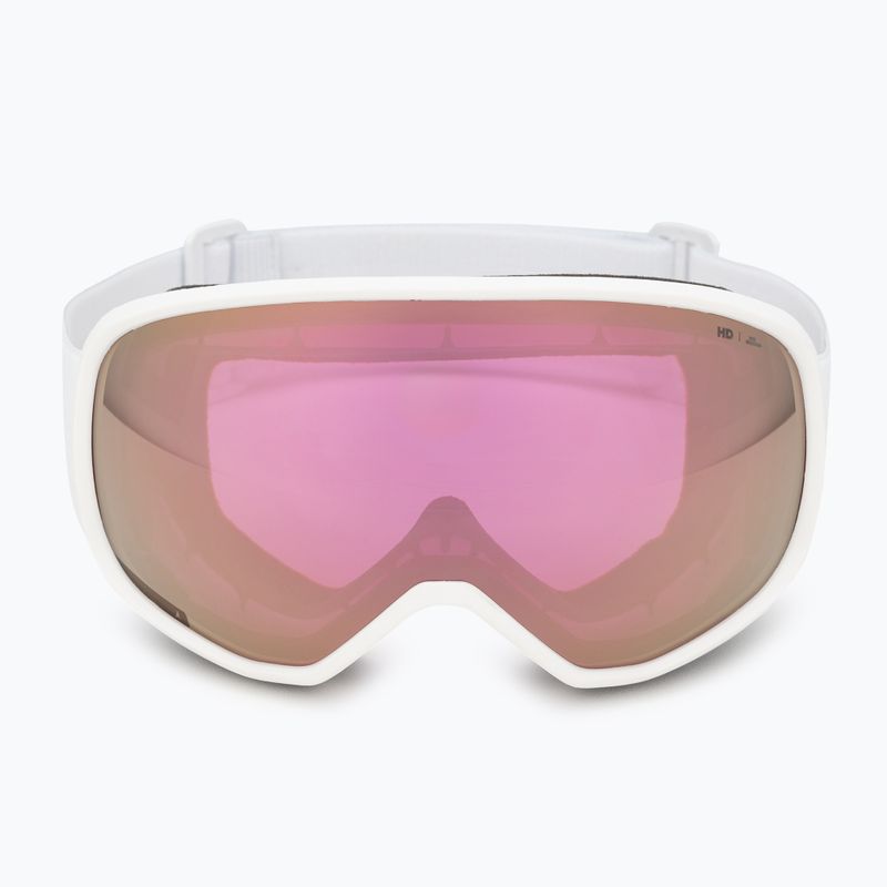 Atomic Revent HD weiß/rosa Kupfer Skibrille 2