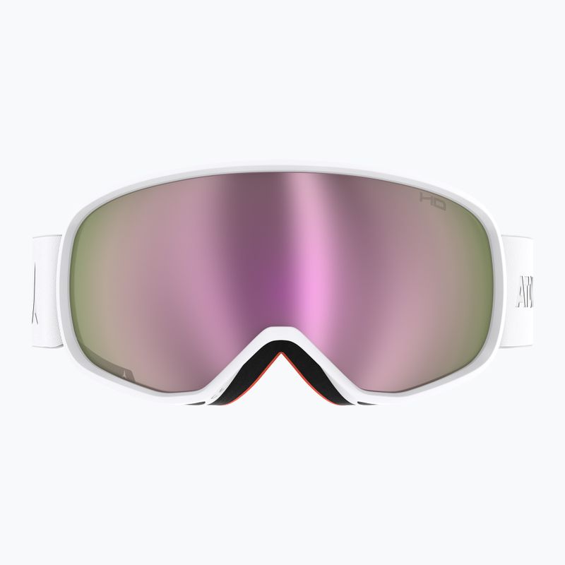 Atomic Revent HD weiß/rosa Kupfer Skibrille 5