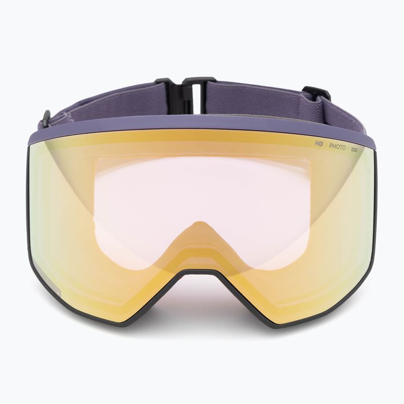 Atomic Four Pro HD Photo dunkellila/amber gold Skibrille 3