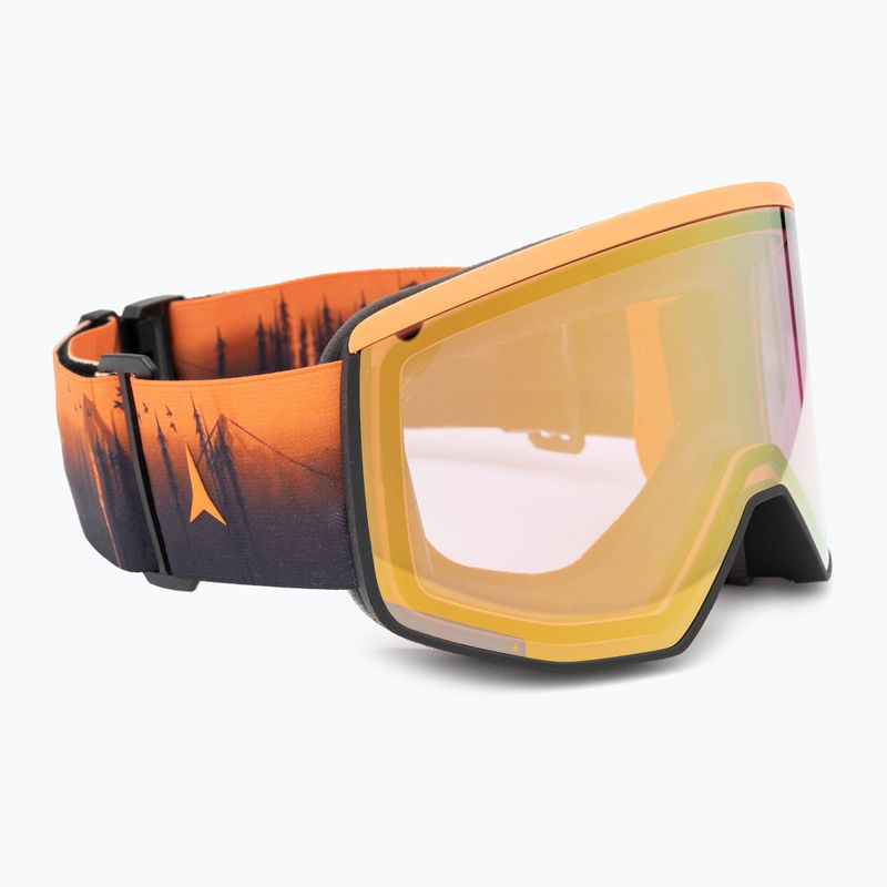 Atomic Four Pro HD Photo Skibrille schwarz/orange/drei/amber gold 2
