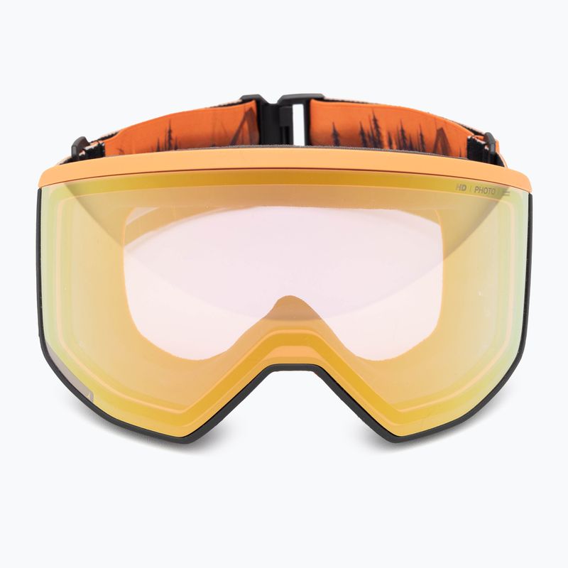 Atomic Four Pro HD Photo Skibrille schwarz/orange/drei/amber gold 3