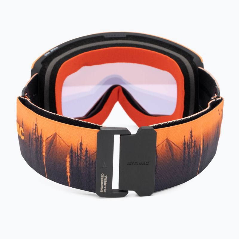 Atomic Four Pro HD Photo Skibrille schwarz/orange/drei/amber gold 4